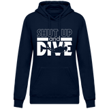 Sweat Femme Shut Up and Dive - Bleu marine