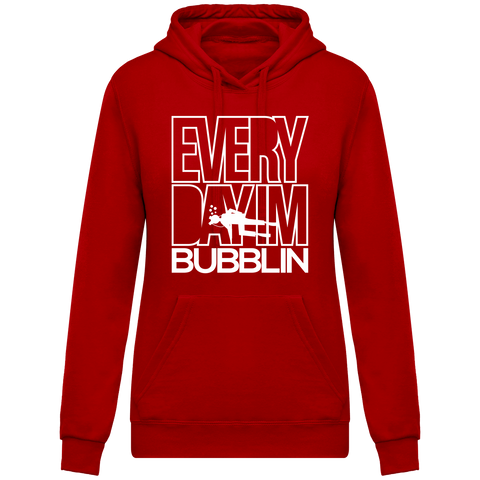 Sweat Femme Everyday I'm Bubblin - Rouge