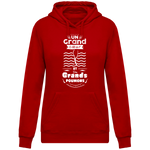 Sweat Femme Un Grand Coeur et des Grands Poumons - Rouge