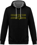Sweat Homme Come to the shark side - Noir / Capuche grise