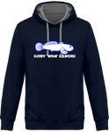 Sweat Homme Goby Wan Kenobi - Bleu marine / Capuche grise