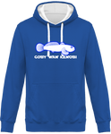 Sweat Homme Goby Wan Kenobi - Bleu / Capuche blanche