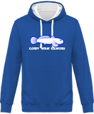 Sweat Homme Goby Wan Kenobi - Bleu / Capuche blanche