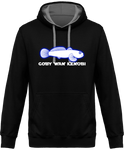 Sweat Homme Goby Wan Kenobi - Noir / Capuche grise