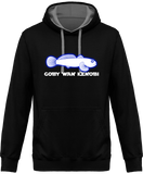 Sweat Homme Goby Wan Kenobi - Noir / Capuche grise