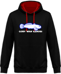 Sweat Homme Goby Wan Kenobi - Noir / Capuche rouge