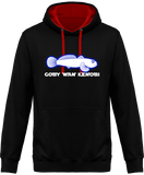 Sweat Homme Goby Wan Kenobi - Noir / Capuche rouge