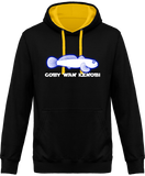 Sweat Homme Goby Wan Kenobi - Noir / Capuche jaune