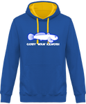 Sweat Homme Goby Wan Kenobi - Bleu / Capuche jaune