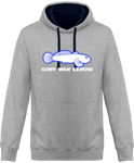 Sweat Homme Goby Wan Kenobi - Gris / Capuche bleu marine