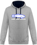 Sweat Homme Goby Wan Kenobi - Gris / Capuche bleu marine