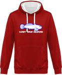 Sweat Homme Goby Wan Kenobi - Rouge / Capuche blanche