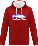 Sweat Homme Goby Wan Kenobi - Rouge / Capuche blanche