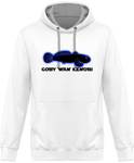 Sweat Homme Goby Wan Kenobi - Blanc / Capuche grise