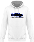 Sweat Homme Goby Wan Kenobi - Blanc / Capuche grise