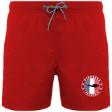 Short de Bain Homme Plongeur Français - Rouge