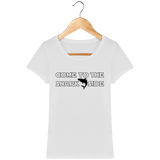 T-Shirt Femme Come to the Shark Side - Blanc