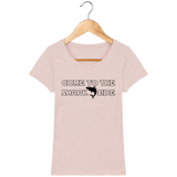 T-Shirt Femme Come to the Shark Side - Rose poudré chiné