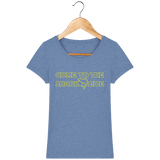 T-Shirt Femme Come to the Shark Side - Bleu chiné