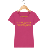 T-Shirt Femme Come to the Shark Side - Rose fuchsia