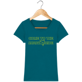 T-Shirt Femme Come to the Shark Side - Bleu canard