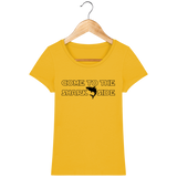 T-Shirt Femme Come to the Shark Side - Jaune