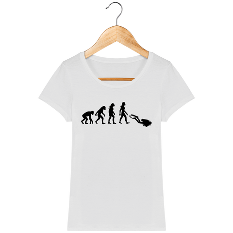 T-Shirt Femme Evolution - Blanc