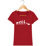 T-Shirt Femme Evolution - Rouge