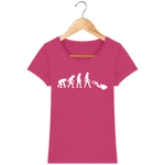 T-Shirt Femme Evolution - Rose fuchsia