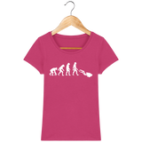 T-Shirt Femme Evolution - Rose fuchsia