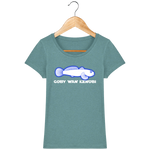 T-Shirt Femme Goby Wan Kenobi - Vert eucalyptus chiné