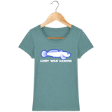 T-Shirt Femme Goby Wan Kenobi - Vert eucalyptus chiné