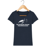 T-Shirt Femme Save the Oceans - Bleu marine