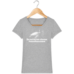 T-Shirt Femme Save the Oceans - Gris chiné