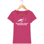 T-Shirt Femme Save the Oceans - Rose fuchsia