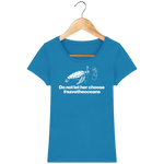 T-Shirt Femme Save the Oceans - Bleu azur