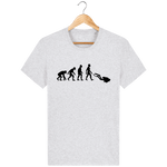 T-Shirt Homme Evolution - Gris clair chiné