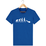 T-Shirt Homme Evolution - Bleu roi chiné