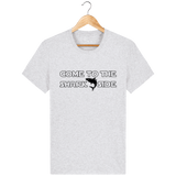 T-Shirt Homme Come to the Shark Side - Gris clair chiné