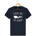 T-Shirt Homme J'peux pas j'ai plongée - Bleu marine