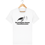 T-Shirt Homme Save the Oceans - Blanc