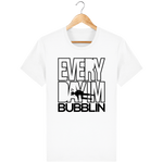 T-Shirt Homme Everyday I'm Bubblin - Blanc