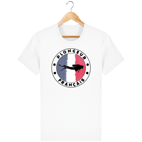 T-Shirt Homme Plongeur Français - Blanc