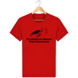 T-Shirt Homme Save the Oceans - Rouge