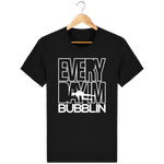 T-Shirt Homme Everyday I'm Bubblin - Noir