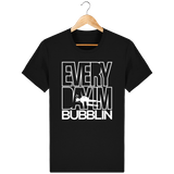 T-Shirt Homme Everyday I'm Bubblin - Noir