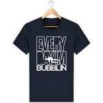 T-Shirt Homme Everyday I'm Bubblin - Bleu marine