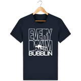 T-Shirt Homme Everyday I'm Bubblin - Bleu marine