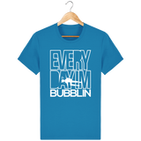 T-Shirt Homme Everyday I'm Bubblin - Bleu azur