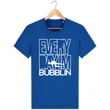 T-Shirt Homme Everyday I'm Bubblin - Bleu roi chiné